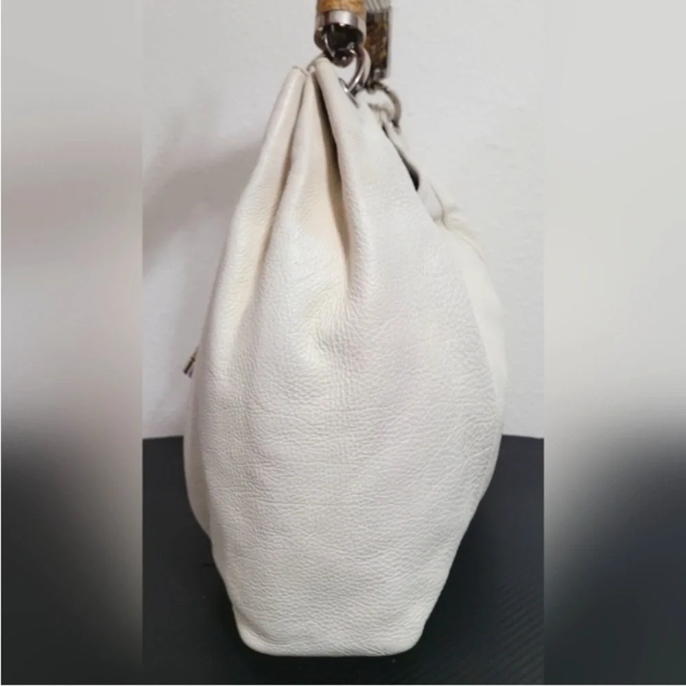 MICHAEL KORS Collection Tonne Leather Large Hobo Bag In EUC - Picture 4 of 13